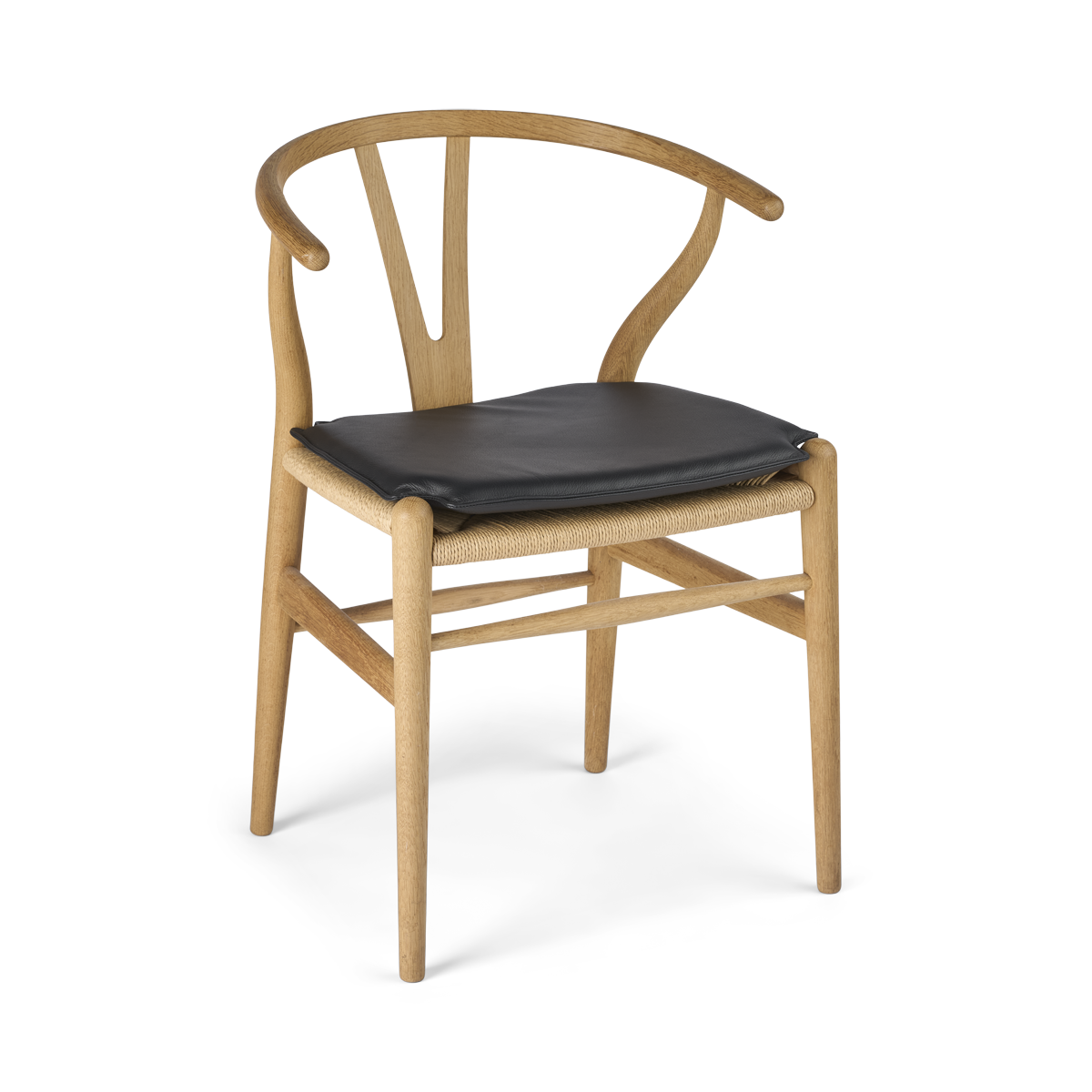 CH24 | Wishbone Chair Cushion - Comfort Black - Image 2