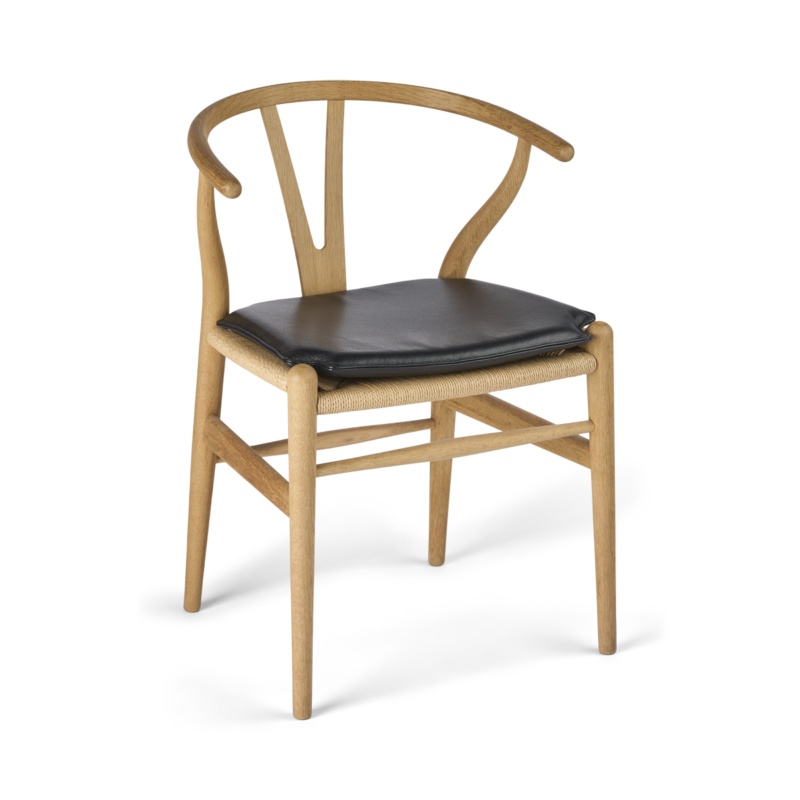 CH24 | Wishbone Chair Cushion – Premium Black - Image 2